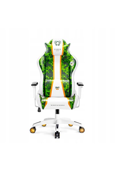 Diablo Chairs Fotel DIABLO X-ONE Craft (L) Alb-verde