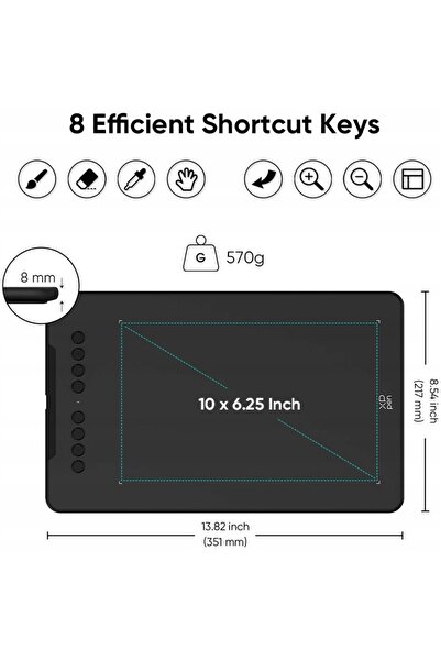 XP-Pen Tabletă grafică Deco 01 V3