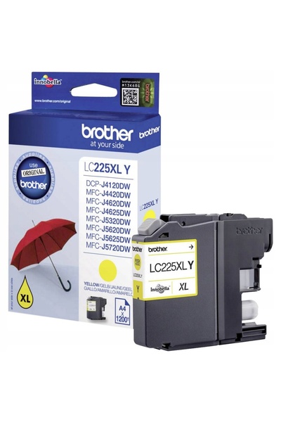 NO BRAND Tus BROTHER LC-225XLY Galben