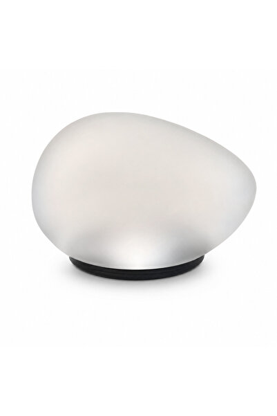 iTin Mini lampi solare tip pietricica, forma ou, LED exterior, 14x10x8 cm, pe...