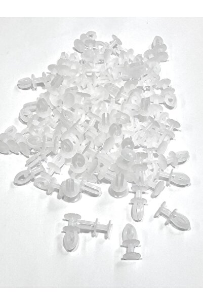 karantuhafiye Snap-On Curtain Roulette Button / 100 Pieces / White