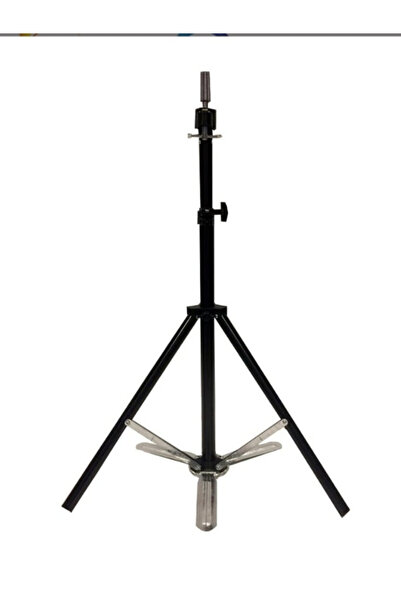 SÇ PERUK Metal Tripod for Hairdresser Training Mannequin Black #