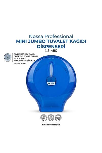 Mini Tuvalet Kağıdı Dispenseri Mavi