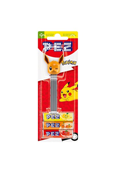 Pez Dispenser Pokémon Eevee Winking – Meyve Aromalı Şekerleme Makinesi ve Şek...
