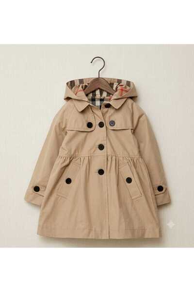 2bebek1butik Girls' Seasonal Trench Coat