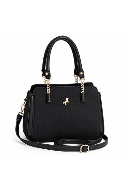 çantamgelsin Original Miami Polo Women's 4-Section Hand and Shoulder Bag