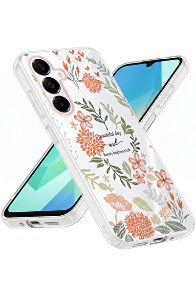 Rivor Samsung Galaxy S25 FE Uyumlu Kılıf Kamera Çıkıntılı Beautiful Desenli İ...