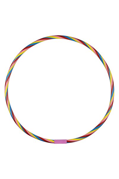 OEM Hula Hoop din plastic colorat cu dungi - Diametru de 60 cm