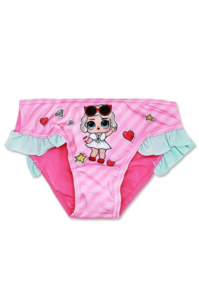 L.O.L. SURPRISE Slip de baie roz-turcoaz 2-6 ani cu betelie fodrită 80% polie...