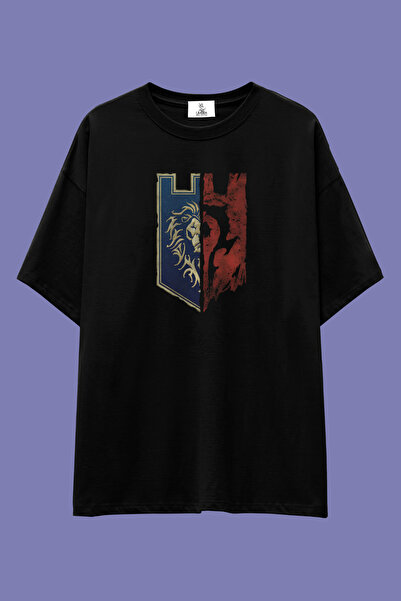 UmbraWear World of Warcraft Faction Series majica | Unisex 100% pamuk, crno-b...