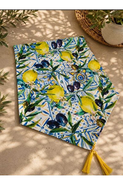 BATUR HOME DESİGN LİMON DESENLİ RUNNER