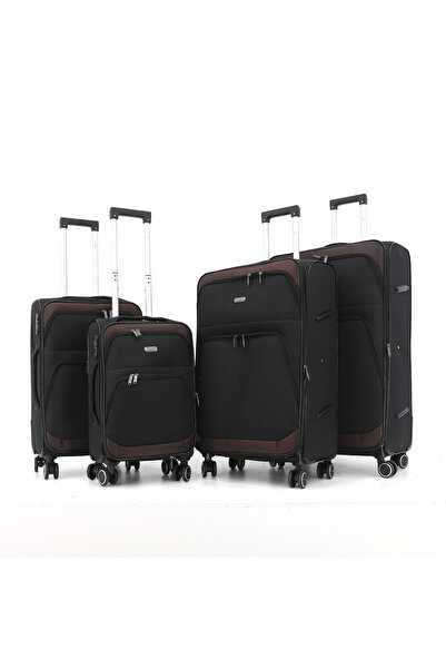 MELIFE 4 Piece Soft Luggage Set | 20", 24", 28", 32" | Lightweight Travel Tro...