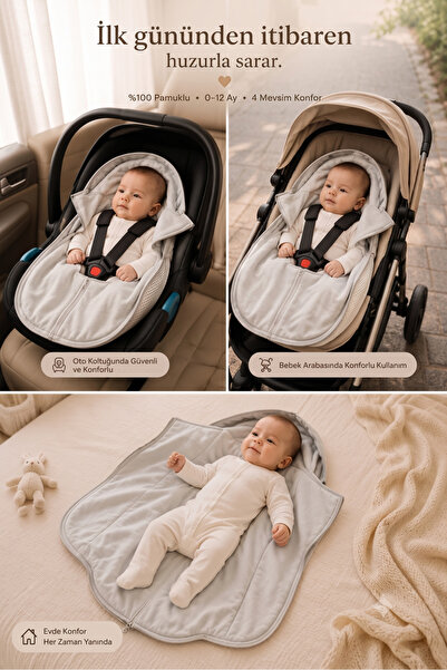 ubeybi 4 Seasons Stroller and Car Seat Cover - Oeko-Tex ®   Certified 3D Mesh...
