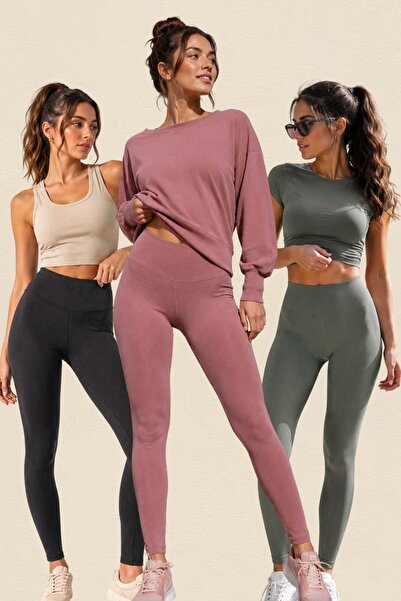 fevien 3-Pack Advantageous Package Women's High Waist Ribbed Diver Camisole F...