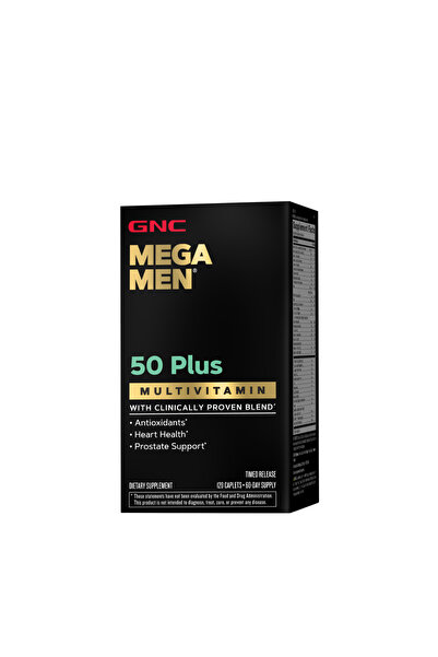 GNC Complex de Multivitamine pentru Barbati Mega Men 50 Plus 120tb