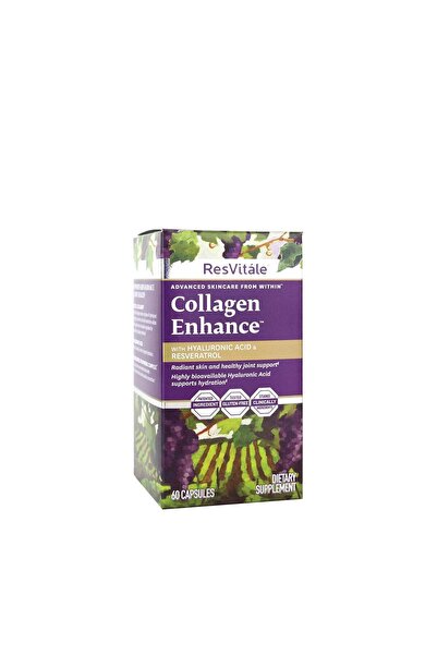 GNC Collagen Enhance (Colagen BioCell 1000mg cu Acid Hialuronic) ResVitale 60...