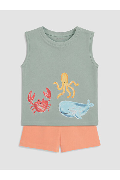 LC Waikiki Printed Baby Boys' Set