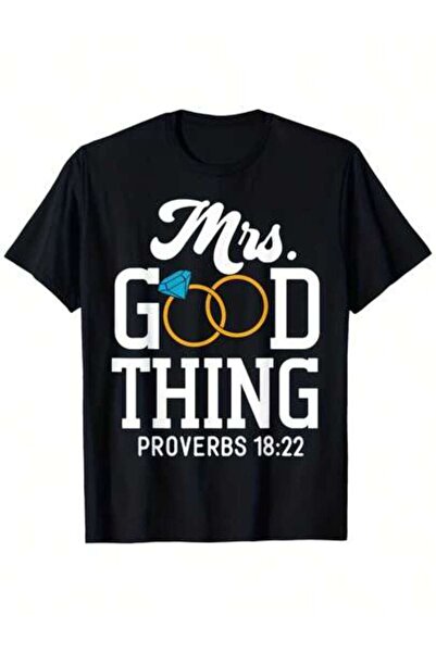 23ERVA تي شيرت Mrs Good Thing Christian بتصميم آية من الكتاب المقدس بيوسف 18:...