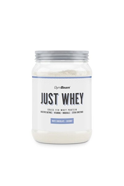 GymBeam Protein Just Whey, 500 g, ciocolată albă și nucă de cocos
