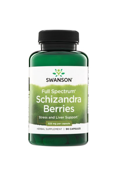 SWANSON Schizandra fructe de padure 525 mg 90 Capsule