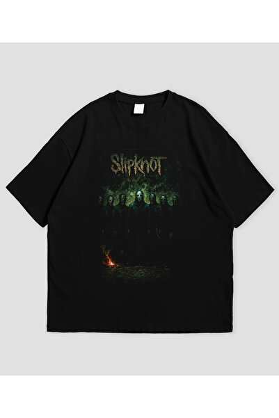 Grafftee Clothing Slipknot Printed Unisex Oversize T-Shirt
