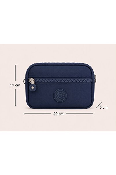 PaminBags Aksesuar Tkanina za padobran, mini torba sa tri patentna zatvarača ...