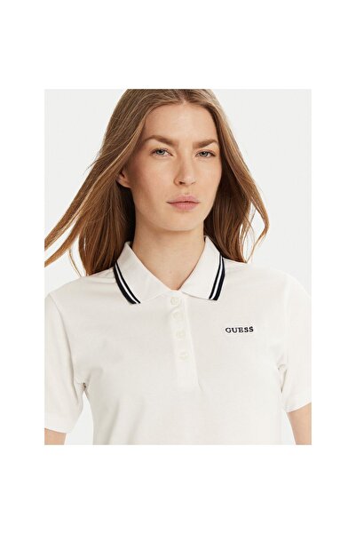 Guess Polo de damă V5GP06KCOK1 Alb