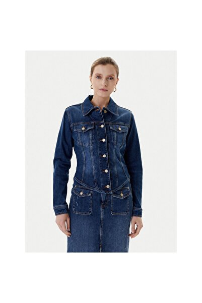 Guess Geacă de blugi pentru femei W5YN49D5QP4 Bleumarin