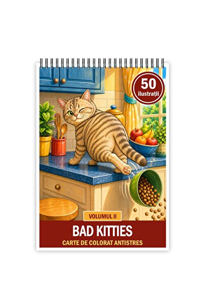 Legendary Gifts Carte de colorat, 40 de ilustrații Demonic Kitties - Volumul I