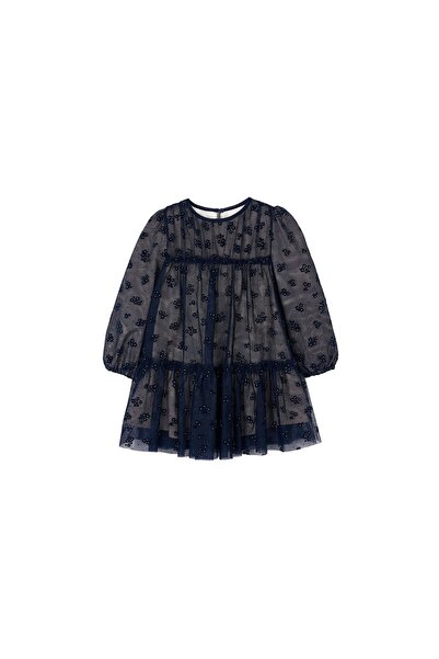 MAYORAL Rochie elegantă de fată 4919 Bleumarin
