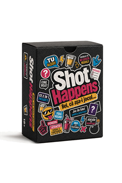 Legendary Gifts Shot Happens — bei ca asa-i jocul, Joc de baut pentru petrece...
