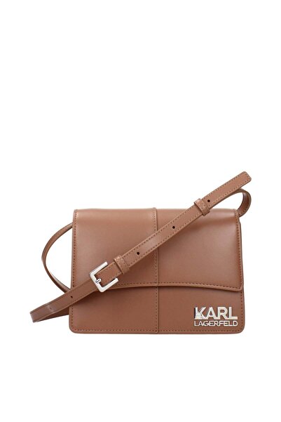 Karl LagerfeId Brown Polyethylene Crossbody Bag