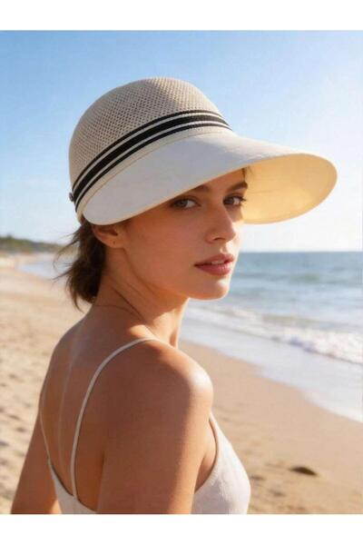 valkyrie Women's Summer Wide Brim Straw Visor Hat Foldable Uv Protection Adju...