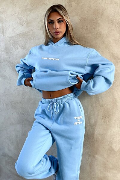 macklin Sweatsuit Sets - Blue - Graphic