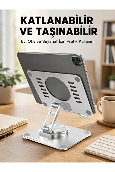 Lisinya Portable Folding Tablet Bracket Desktop Stand New Generation -