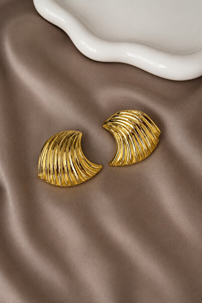 Twelve Gold Colored Vintage Earrings