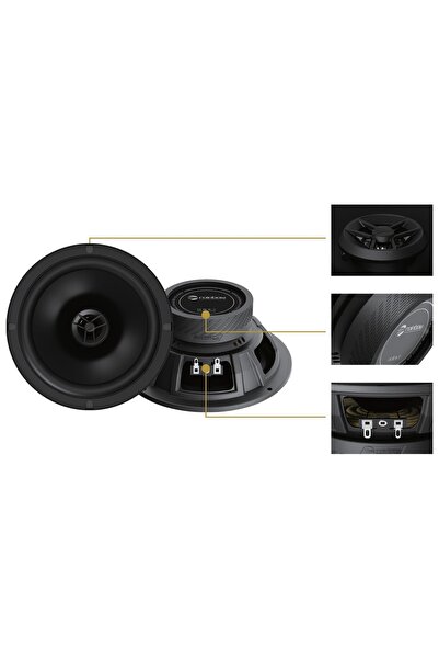 Rainbow EL-X165S 16.5 εκ. Ομοαξονικά Ηχεία, 40W RMS
