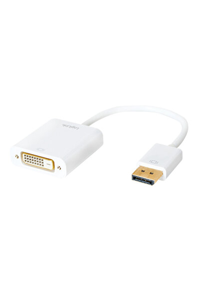 LogiLink Cablu adaptor DisplayPort 1.2 (T) la DVI-D (M), 15cm, CV0058B