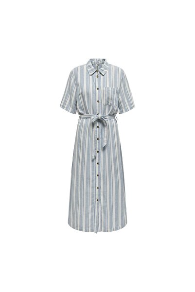 ONLY Rochie cămașă de damă 15338884 Albastru