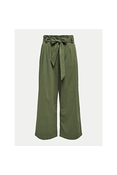 ONLY Pantaloni de damă din material textil 15269628 Verde