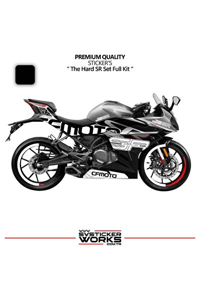 ARONA Cfmoto 250sr the hard sr sticker set - high quality decal kit with whee...