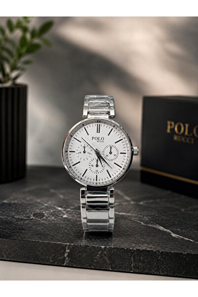 Polo Louis ساعة يد نسائية ذات تصميم بسيط وجميل