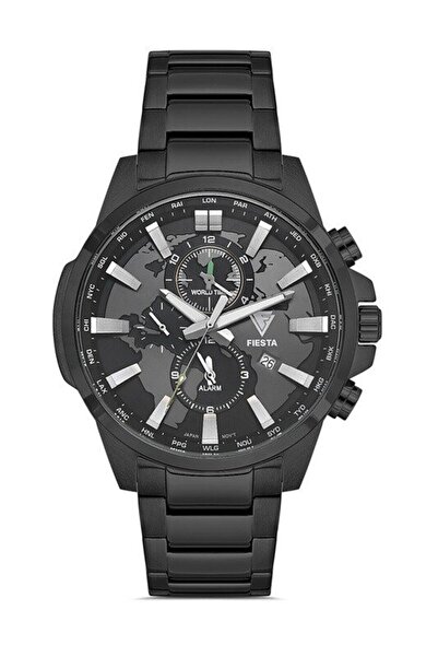 Fiesta F197201M Men's Wristwatch with Steel Strap