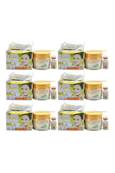 Kanza Beauty Cream with Face Soap & Face Serum | 3 in 1 Skin Care - Pack of 6
