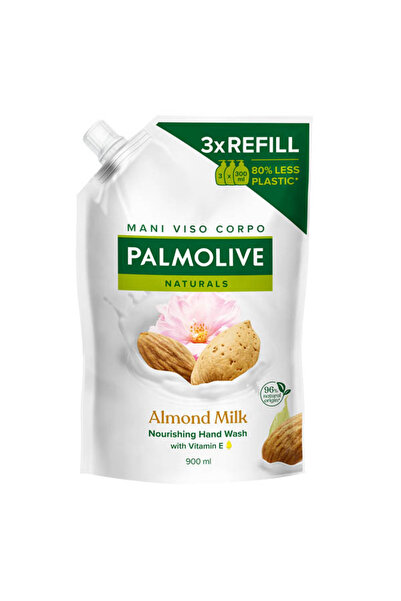 Palmolive ΑΝΤΑΛΛΑΚΤΙΚΟ ΚΡΕΜΟΣΑΠΟΥΝΟ 900ml - (ALMOND MILK) (ΣΑΚΟΥΛΑ)