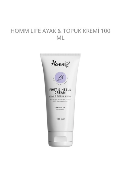 HOMM BİTKİSEL ÜRÜNLER HOMM LIFE AYAK & TOPUK KREMİ 100 ML