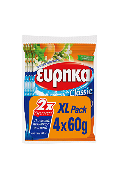 Evrika ΕΥΡΗΚΑ ΛΕΥΚΑΝΤΙΚΟ 4x60gr. - (ΑΝΘΗ ΠΟΡΤΟΚΑΛΙΑΣ)