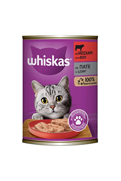 Whiskas ΓΑΤΟΤΡΟΦΗ ΠΑΤΕ 400gr - (ΜΟΣΧΑΡΙ)