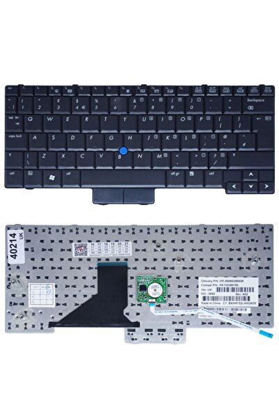 OEM Πληκτρολόγιο Laptop HP 2510 2510P 2530P MP-06886GB9698Z 510565-001 481112...