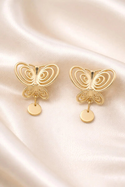 ZERO LAND Ilkestor Füsun (170550) Metal Earrings-11924272-Yellow